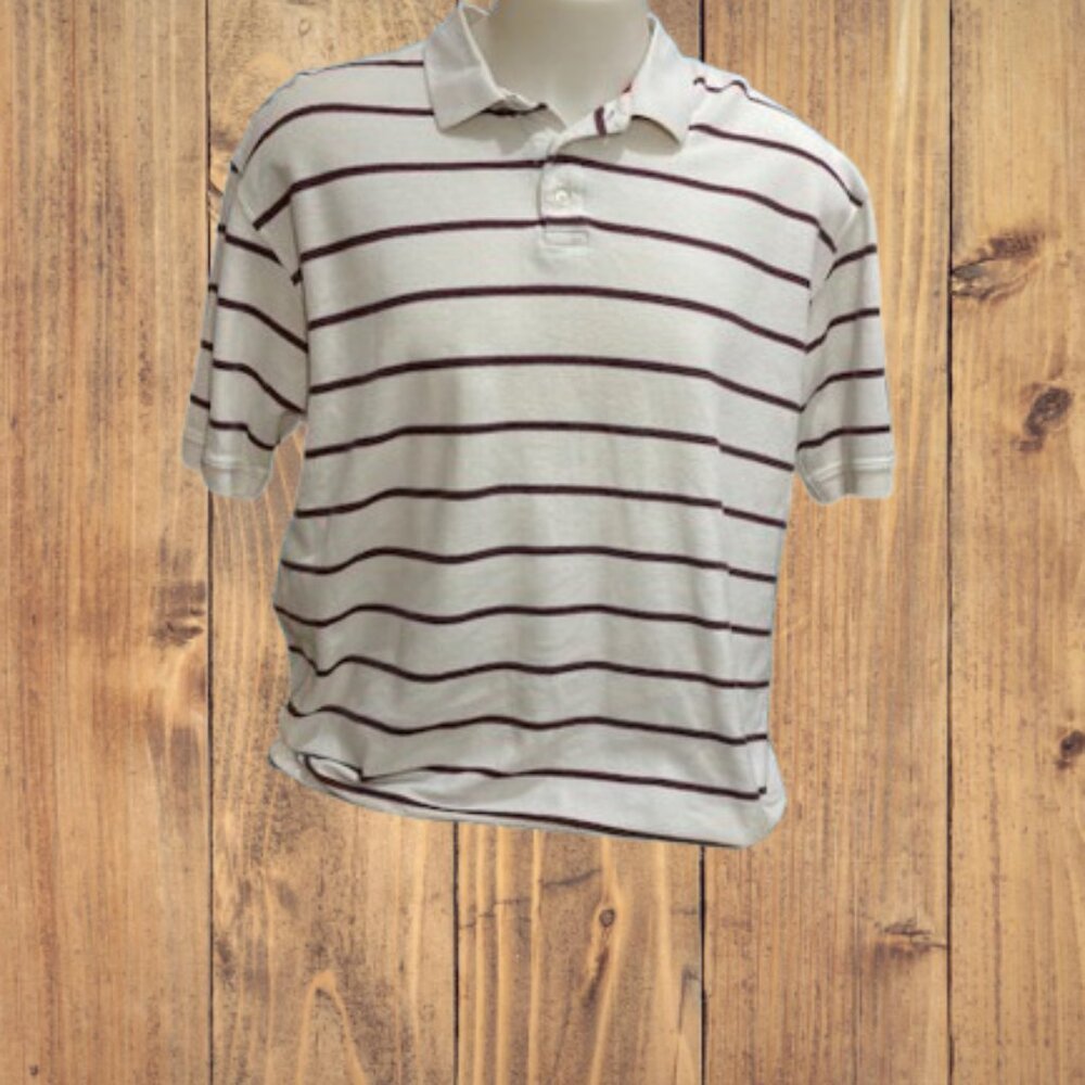 Levi Strauss Signature Premium Shirt Polo Style Striped